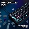 Teclado mecánico gamer Logitech G316 X 98 (lineal) - Negro | Interruptores mecánicos lineales intercambiables en caliente, diseño gasket, keycaps PBT, <8Khz, LIGHTSYNC RGB, pantalla LED de matriz de puntos, USB-C 8