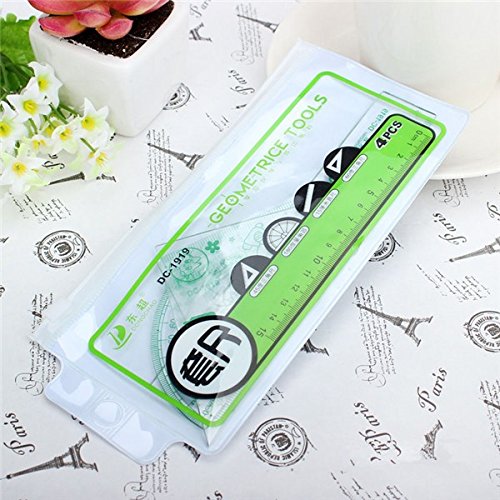 Tutoy 4 Pz Catoon Righelli Set per il Casa Ufficio...