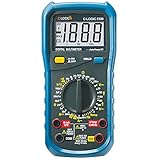 Incluye: Multímetro con puntas de prueba, 1x Pila 9V, 1x Termopar tipo K y Manual de instrucciones.