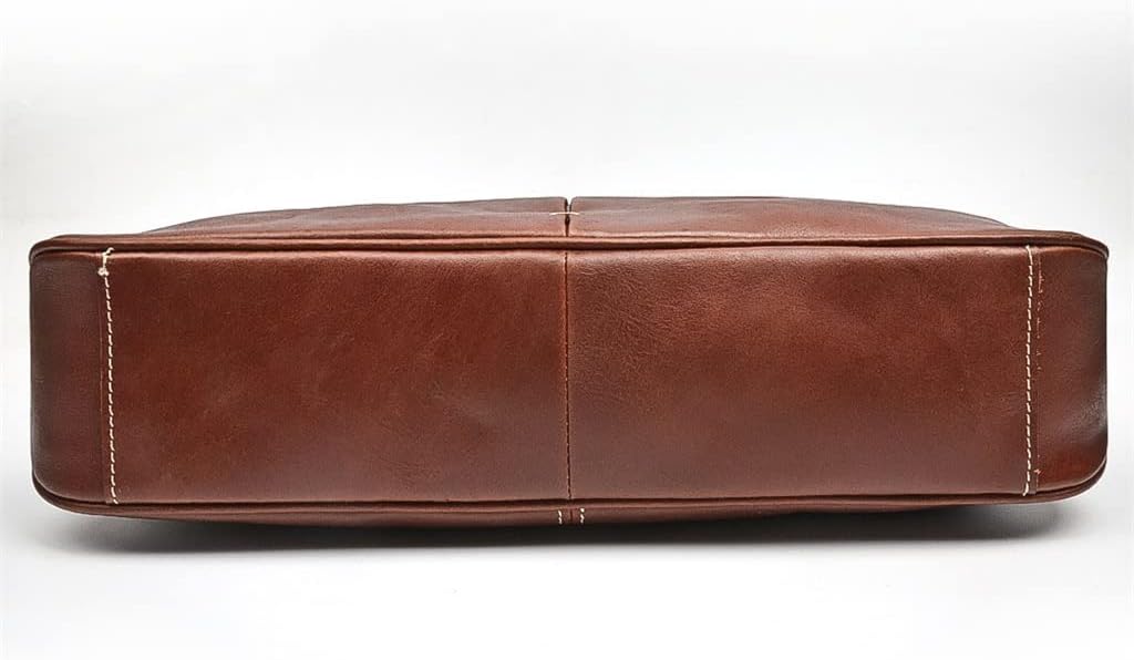 Men's Bag Handbag Leather Computer 14 Inch Retro Briefcase