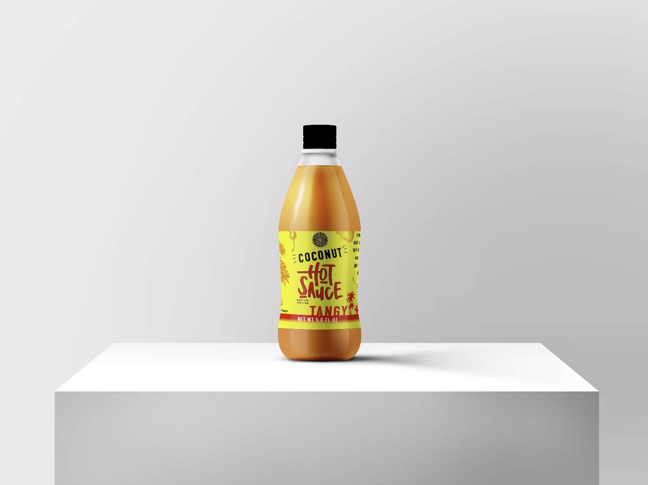 Coconut Hot Sauce Tangy 5ozGlutenFree, Zero Added Sugar