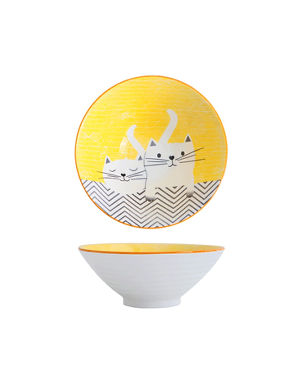 Bol de ramen céramique 9 inches, pièce artisanale pour nouilles Mochi