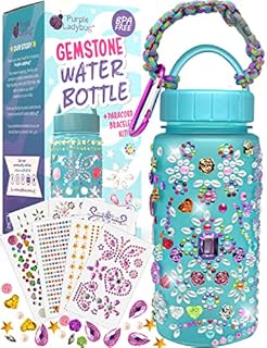 PURPLE LADYBUG Decorate Your Own Water Bottle Craft Kits for Kids - Unique 6 Year Old Girl Gifts, Valentines Gifts for Kids & Easter Presents for Children - Creative Arts and Crafts for Kids Age 10 +