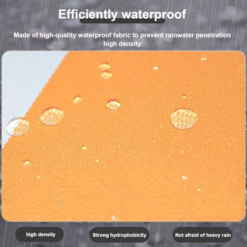 Auvent rétractable contre la pluie pour porte entrée extérieure 60cm - 4