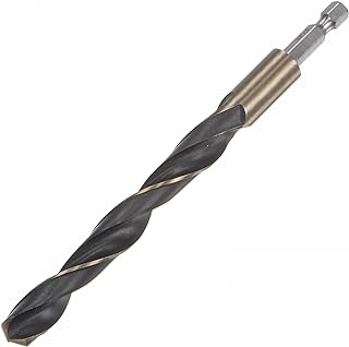 uxcell High Speed Steel Hex Shank Twist Drill Bit, 12mm Drilling Dia with 1/4 Inch Hex Shank 150mm Length