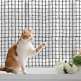 POYEE 10X26FT Cat Netting Balcony Protection Cat Barrier Balcony Safety Mesh Screen for Pets Catio for Apartment Balcony Window Stairs