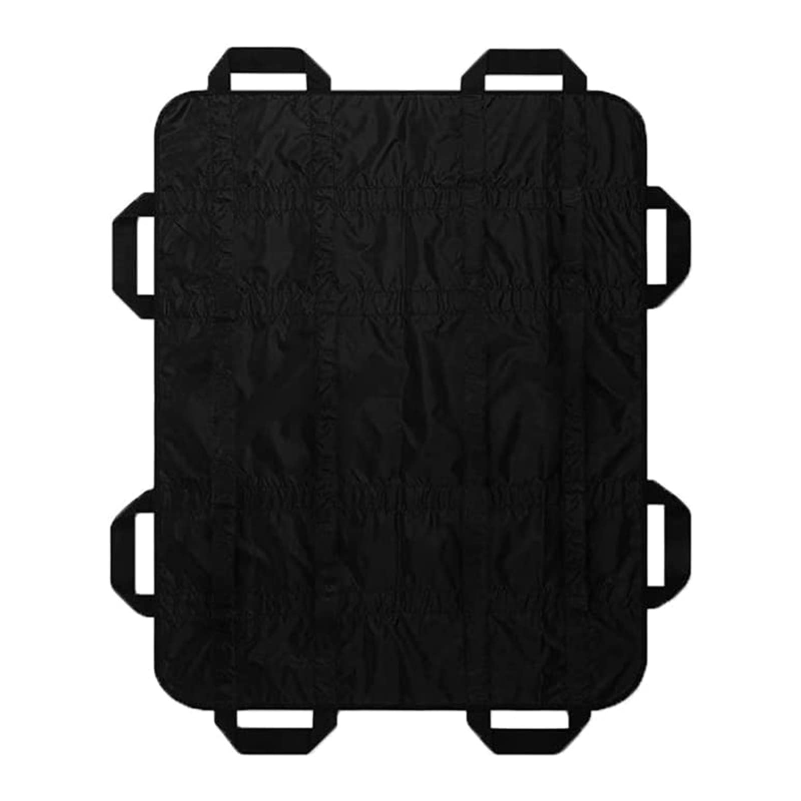 Almohadilla de Cama de posicionamiento con Asas 48 "× 40" Tablero de Transferencia Negro Hoja Deslizante Tablero de Transferencia de Pacientes Dispositivos de elevación para Personas Mayores Sábanas