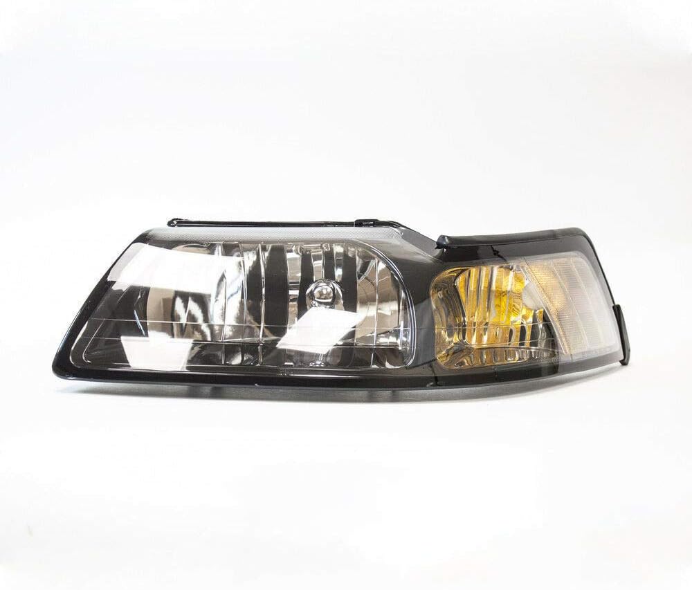 TYC Right Headlight Assembly Compatible with 2001-2004 Ford Mustang image 3