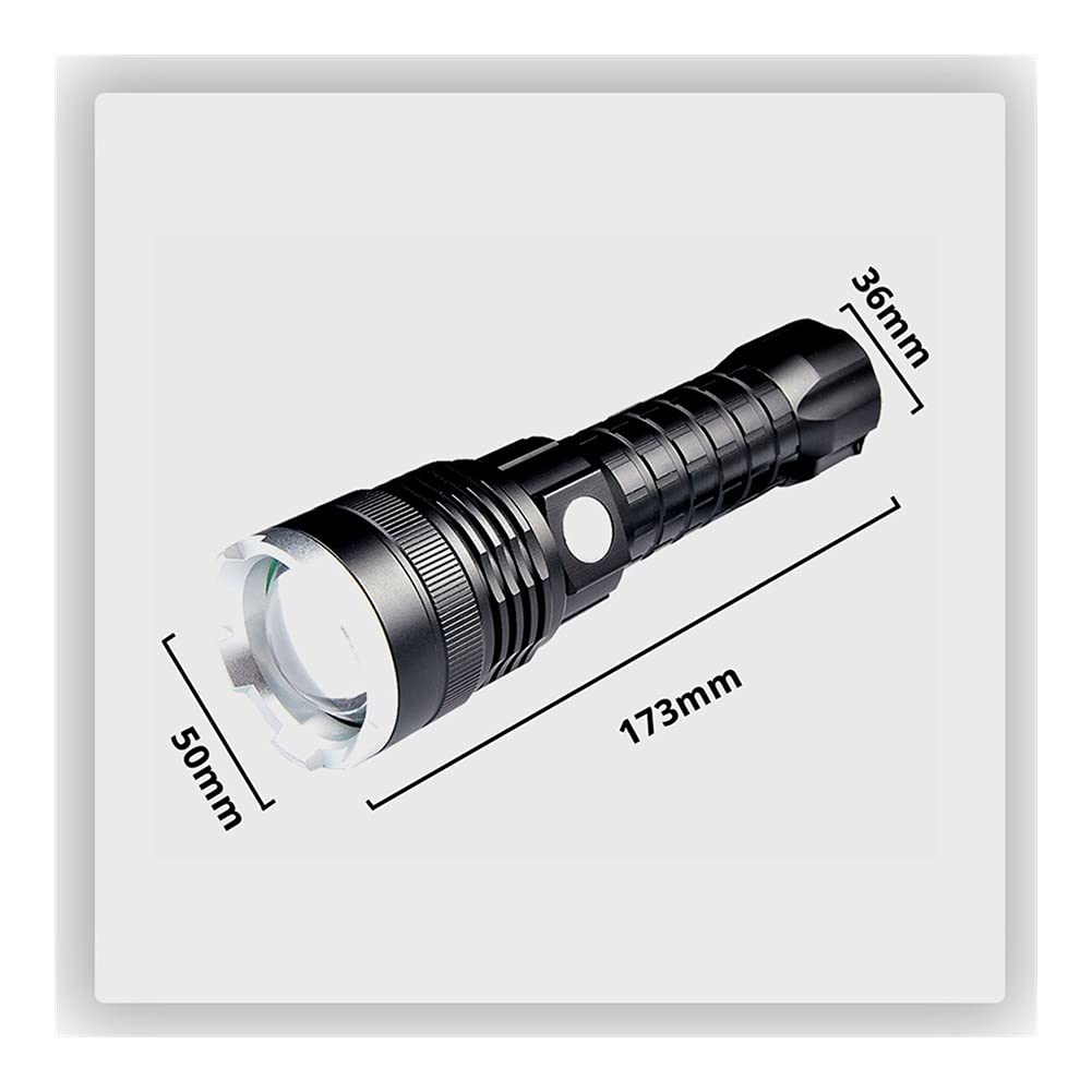 String Lights Latarka LED XHP50 Zoomable Tactical Torch Akumulatorowa wodoodporna lampa Ultra Bright Lantern by 26650 Battery Festival Lighting (kolor: 2)