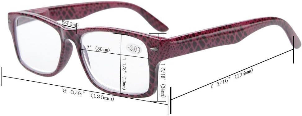 Suреr Sаlе 🛒 Eyekepper 6-Pack Spring Hinges Patterned Rectangular Reading Glasses Include Computer Readers Women +1.5 Uр Tо 40% оƒƒ Eyekepper 6-Pack Spring Hinges Patterned Rectangular Reading Glasses Include Computer Readers Women +1.5