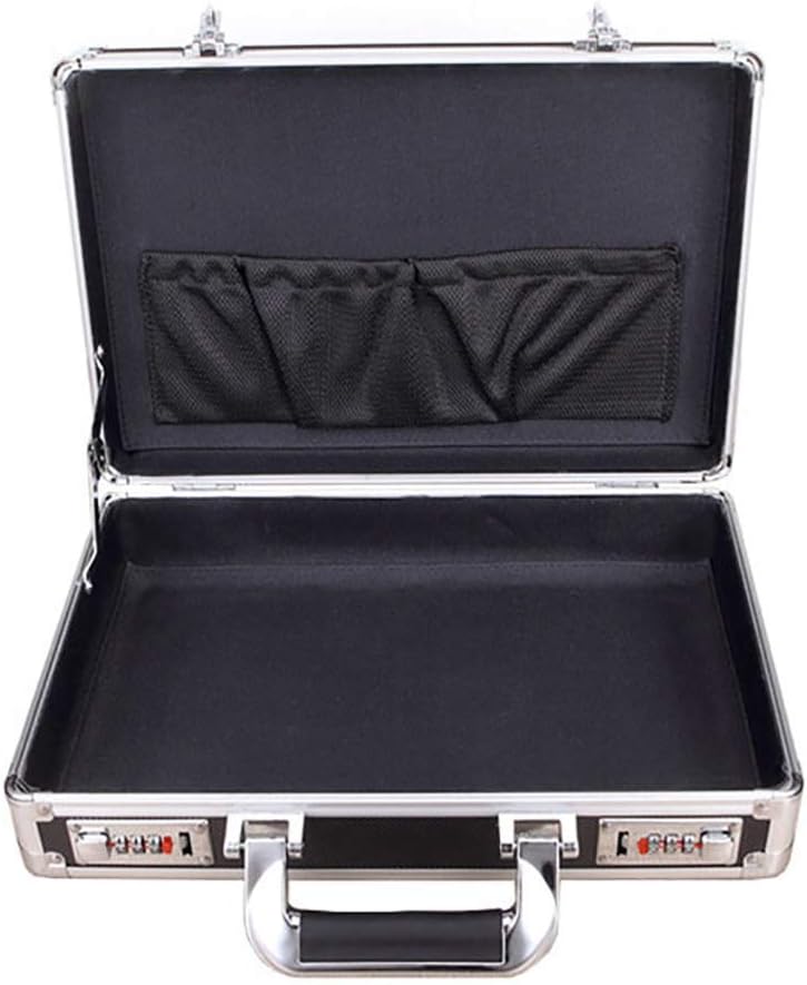 アルミ収納ボックスポータブルロック可能収納フライトケースハンドル