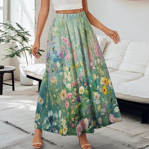 Women Long Skirts for Ladies Aline Skirts3
