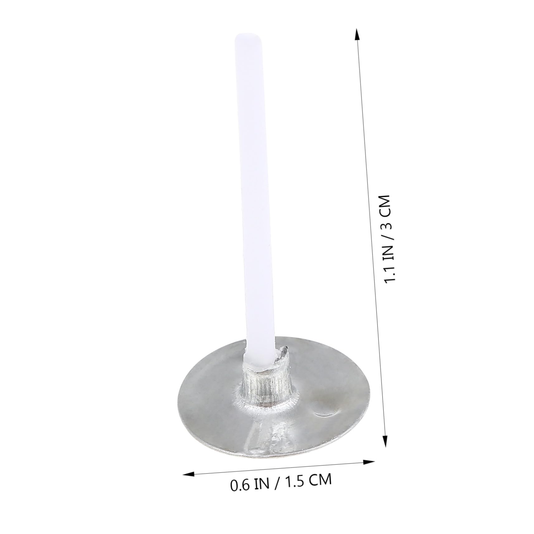 COHEALI 500 Pièces Fumée Mèches de Bougie avec Base pour Fabrication de Bougies DIY Kit de Mèches