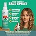 Rizzed™ Sea Salt Spray for Hair Men - Texturizing Spray with Castor Oil & Naturally Sourced Ocean Salts - Texture Sea Salt Sprays for Men - Surf Sprays to Add Volume and Beach Hair - 8.5oz