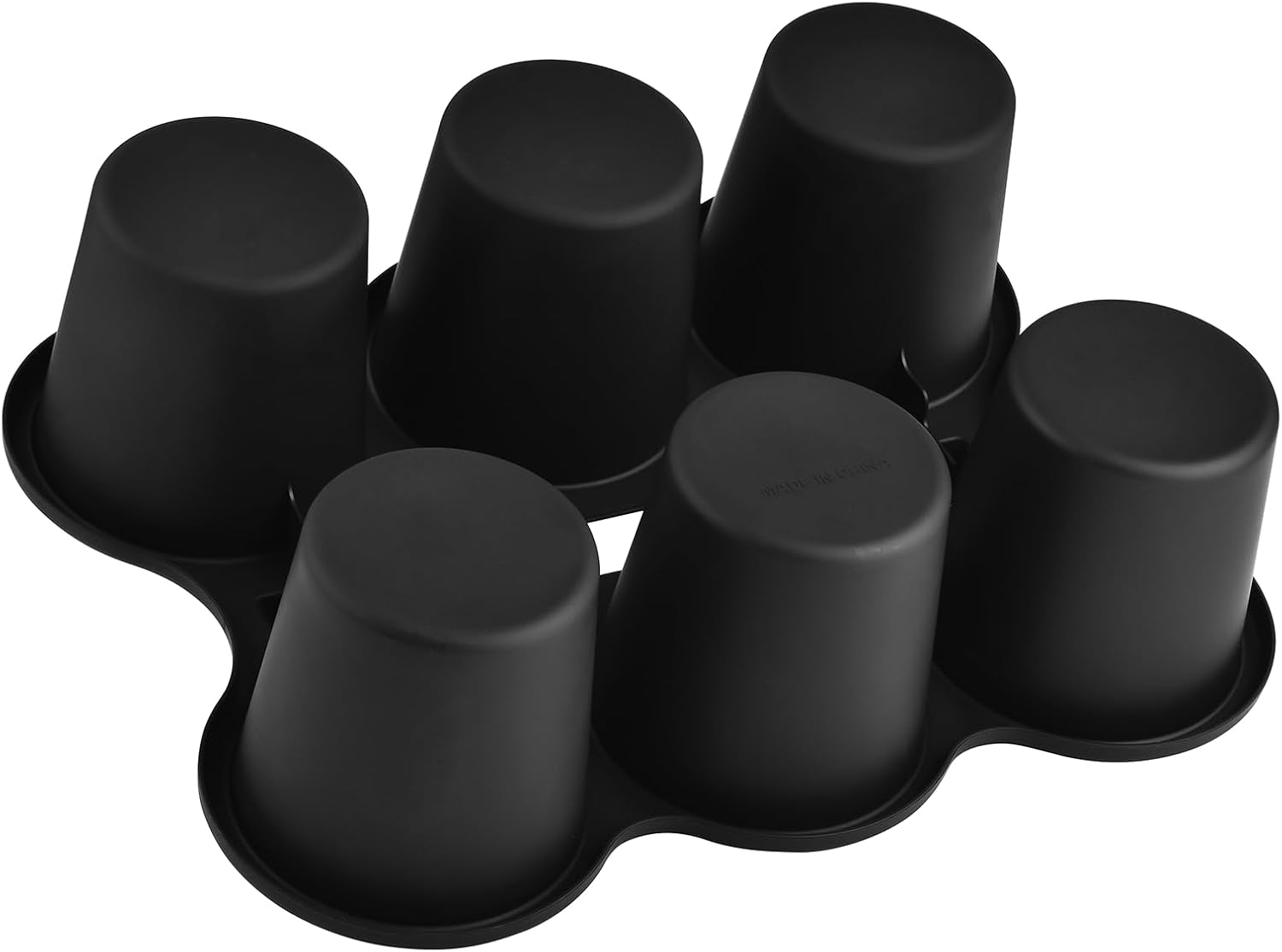 ALINK 6 Pack Classroom Caddy Storage Basket with Handle, Plastic Drink Cup Caddy Holder, 6 Compartments for Kids, Table, Office, Arts, Crafts, Crayon, Marker, Pencil, School Supplies - Black