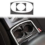 Voodonala for Charger Real Carbon Fiber Gear Shift Shifter Cup Holder Panle Trim for 2015-2025+ Dodge Charger Interior Accessories, 6pcs