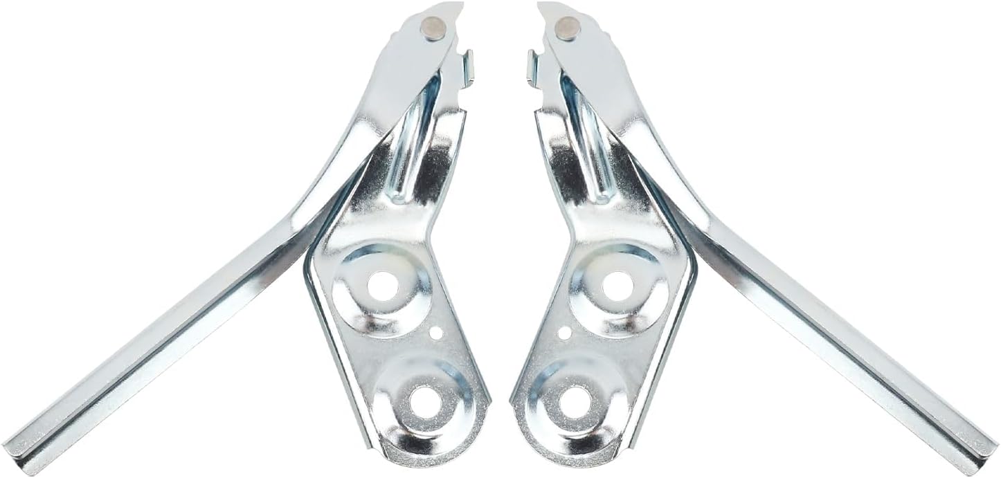 Front Driver and Passenger Hood Hinges Compatible with Atlas 2018-2023 Atlas Cross Sport 2020-2023 Front Left and Right Side Replacement VW1236128 3CN823301A 3CN823301 VW1236127 3CN823302A