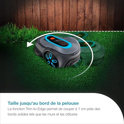 Tondeuse robot GARDENA Smart SILENO max 800 Surface 800 m² DuoConnect Bluetooth + Abri avec station de charge - vue 9
