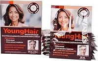 Shampoo Tonalizante Castanho Sem Amônia Cobre Grisalhos 10 Sachês 25ml