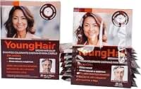 Shampoo Tonalizante Castanho Sem Amônia Cobre Grisalhos 10 Sachês 25ml