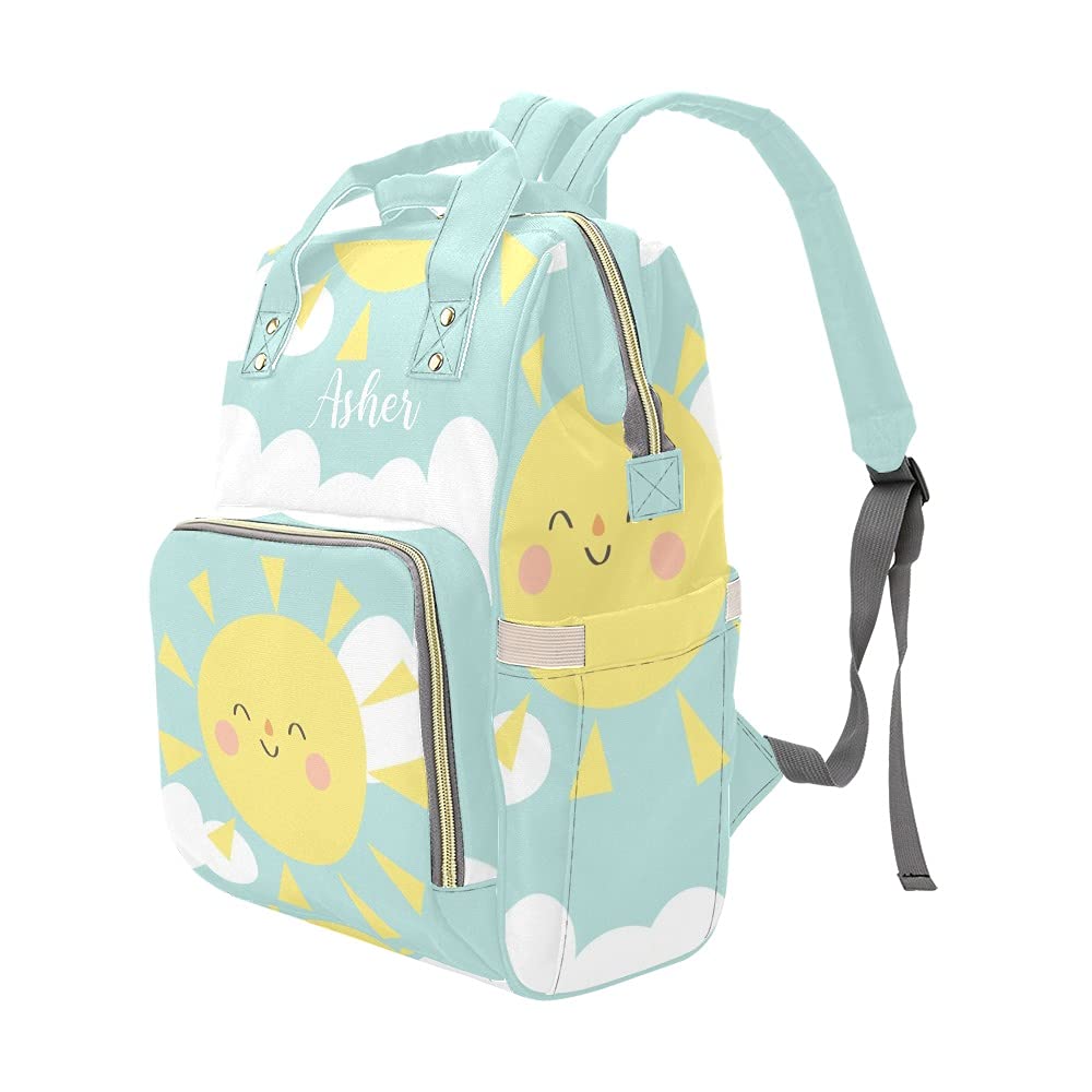 Amazon.com: You are My Sunshine Personalized Diaper Bag  display picture 2