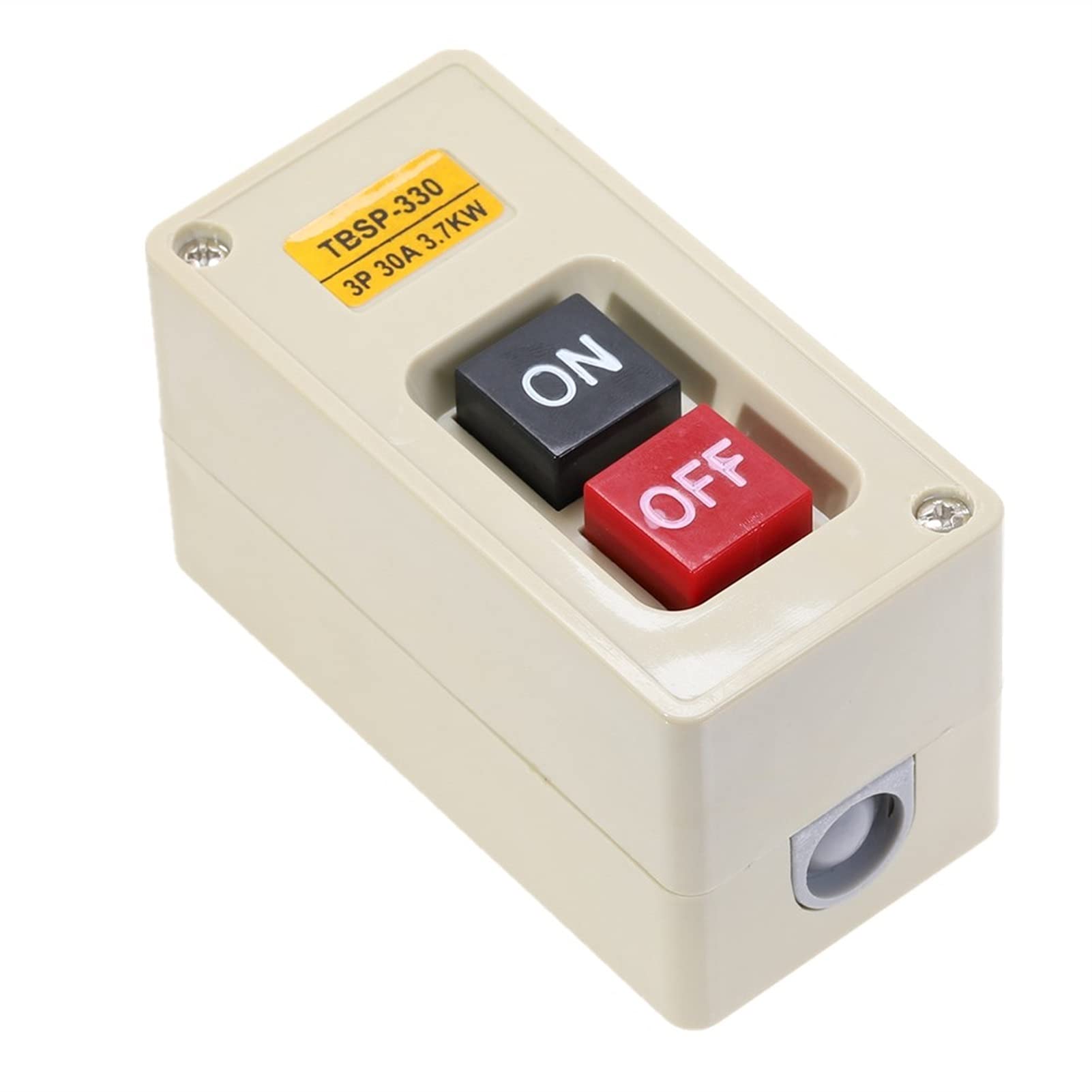 Botón, Interruptor magnético. Interruptor de Encendido y Apagado monofásico TBSP-330 Panel de Interruptor de Encendido y Apagado trifásico 3,7 kW 30A
