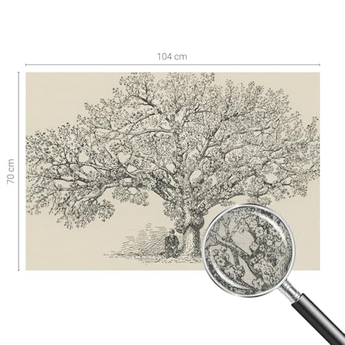 Murales de pared con ilustración de árbol para dormitorios modernos 5