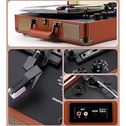 Tourne-Disque, Gramophone, Tourne-Disque Tourne-Disque Portable Gramophone Valise avec Bluetooth 3 Vitesses Stéréo Spea… - Les Beatles, Paul McCartney, John Lennon, RIngo Starr, George Harrison Tourne-Disque, Gramophone, Tourne-Disque Tourne-Disque Portable Gramophone Valise avec Bluetooth 3 Vitesses Stéréo Spea… – Image 5