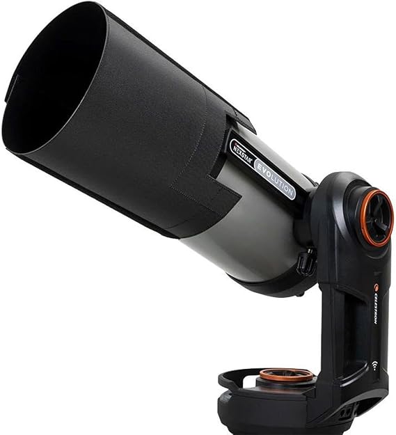 Celestron Deluxe Flexible Dew Shield Fits 6 & 8 Schmidt, EdgeHD & RASA | Prevents Dew Formation on Telescope, Minimizes Stray Light, Flexible Roll-Up Design, Quick Installation, Durable Construction