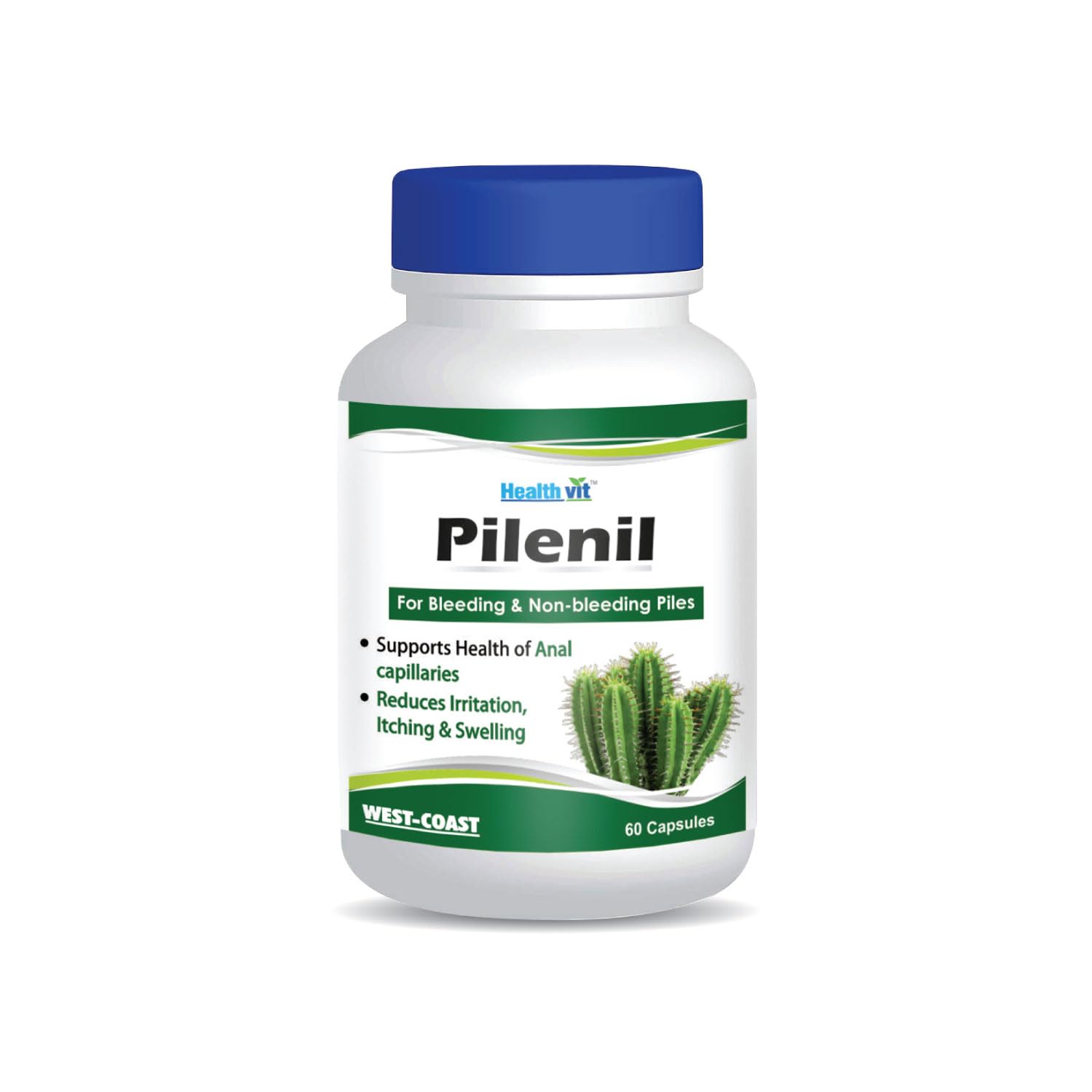 Healthvit Pilenil For Bleeding & Non-bleeding Piles | Reduces Irritation, Itching & Swelling | Supports Health of Anal capillaries | For Men & Women | 60 Capsules (B07FQ5P51Z) Amazon Price History, Amazon Price Tracker