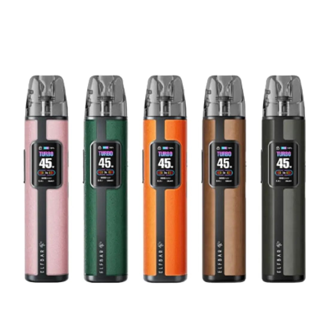 Elf Bar Elfx Pro Classic Edition Pod Kit | 1200 mAh | 5W - 45W | 2ml | NO NICOTINE (Black)