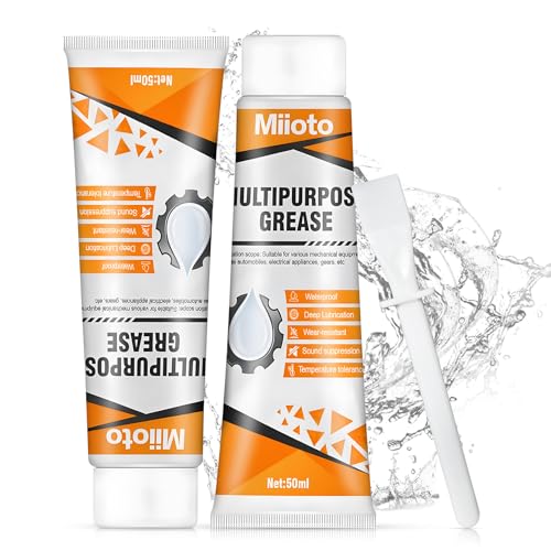 Miioto Grasa Silicona, Grasa para Rodamientos, Grasa de Cobre, Resistente a Altas y Bajas Temperaturas, Adecuado para...