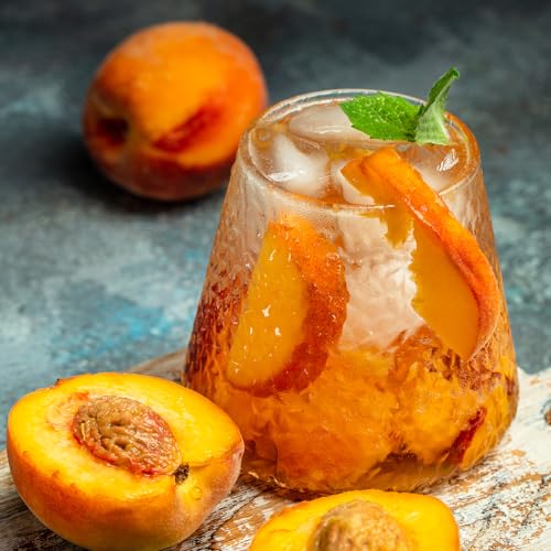 Rauch Eistee Zero Peach | Zuckerfreie Erfrischung | Pfirsich Geschmack aus Schwarztee und Hagebutte | 6x 1,5 Liter PET Flasche