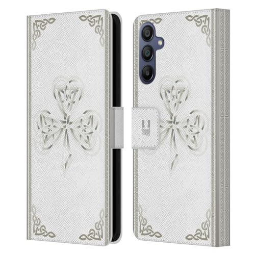 Carcasa Samsung Galaxy A15 funda tipo libro cuero tarjetero soporte Head Case Designs