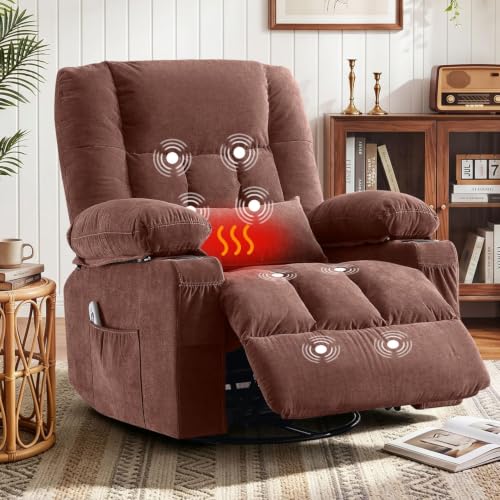 Image of MAHOMICO Rocker Recliner Chair with Massage and Heat
