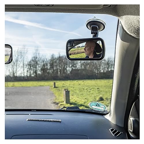 Specchietto retrovisore panoramico con braccio flessibile da 4 cm, universale, per camper, roulotte