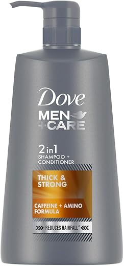 Dove Men+Care Thick &amp; Strong 2in1 Shampoo+Conditioner, 650 ml