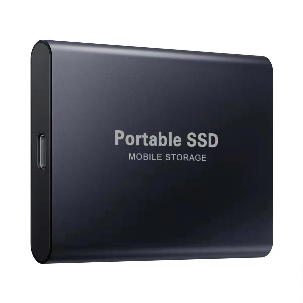 External Hard Drive 2TB Large Capacity Ultra Slim Portable Hard Shockproof Anti-Drop Drive External USB3.1 Hard Drive Storage Compatible for PC, Desktop, Laptop, Harddrive9[Black]