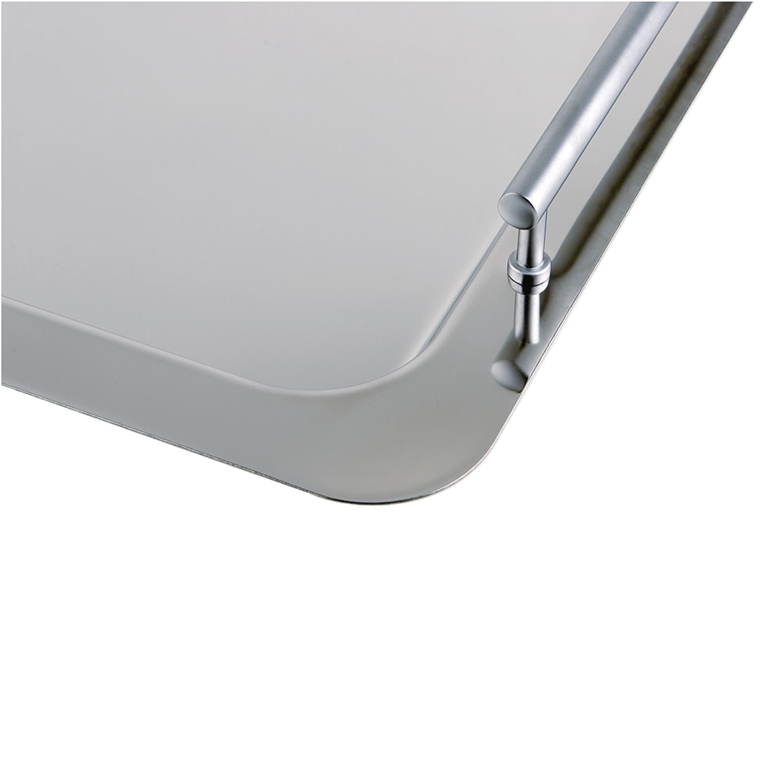 APS vassoio GN 1/1 - Classic - 53 cm x 32,5 cm impilabile in acciaio inox, manico satinato con bordo liscio e pezzi saxobuy