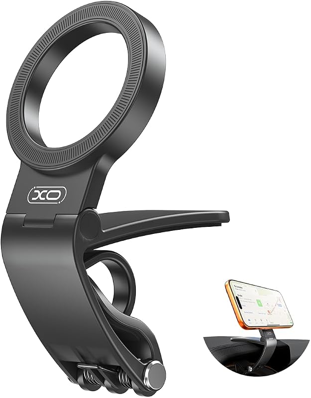 Magnetic Phone Holder for Car,Strong Non-Slip Car Phone Mount, Hands-Free Navigation for Car,Phone Holder for Car/Desk, Compatible with iPhone/Samsung and All Smartphones