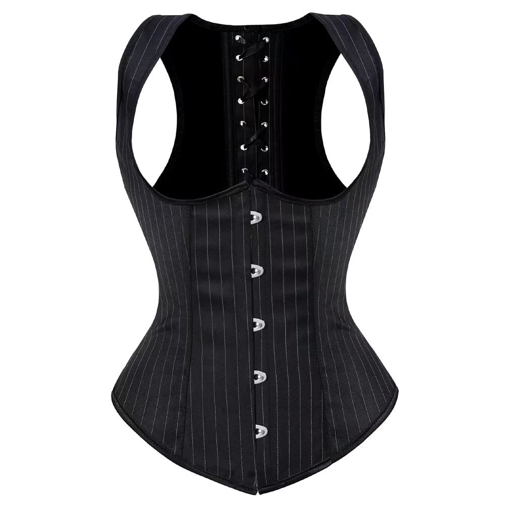 Underbust Corsets for Women Top Plus Size Vintage Waist Cincher Bodyshaper Vest