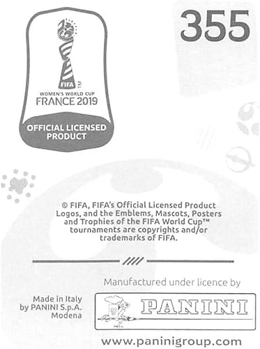 Miniatura 2 de 2019 Panini FIFA Women's World Cup France Album Stickers (Individual Sticker Only) Soccer #355 Charlene Meyong Cameroon 2 Inch by 2 12 Inch