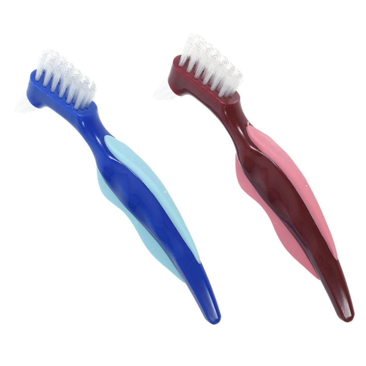 Healeved 10pezzi Spazzolini Per Dentiera Colori Per Orale e Facile Usare e Portatile