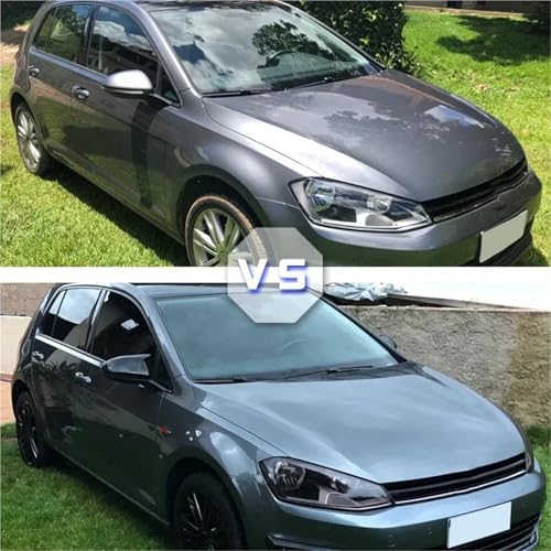 Coque de rétroviseur Golf 7R aspect carbone, pack de 2 pièces clipsables robustes