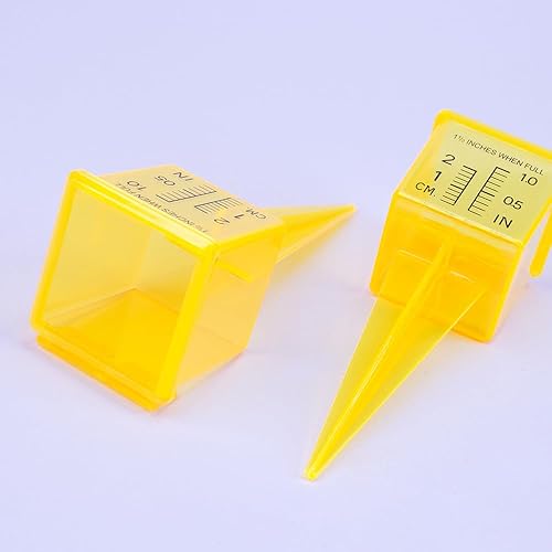 Miniatura 7 de ZORZA Medidor de lluvia para exteriores, medidor de lluvia de plástico transparente, herramienta de medición de lluvia de 1.5 pulgadas de ancho,