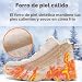 Imagen de Botas de Seguridad para Hombre Mujer Impermeable Ligeras Zapatos de Seguridad con Punta de Acero Forro de Piel Cálida Botas de Trabajo Caqui-Invierno 43 EU
