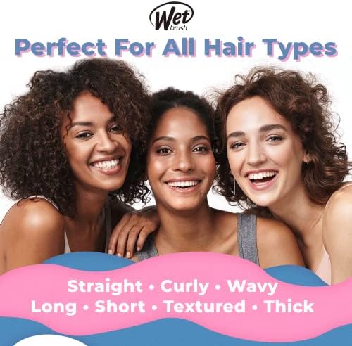 Wet Brush Shower Detangler Brush - Black Glitter By For Unisex - 1 Pc Hair Brush