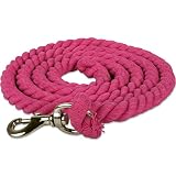 Knight Rider 2 Mètres Fort Torsadée Coton Cheval/Pony Corde De Conduite avec Trigger Clip Mousqueton ET Tigerbox Antibactérien Stylo - Rose