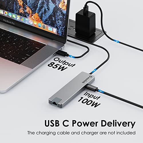 Usb C Hub, Wavlink Usb C To 4K Hdmi Display With Gigabit Ethernet, Sd/Tf Card Reader,Usb Ports, 100W Pd For Usb C Laptops And Type C Devices #TOP4