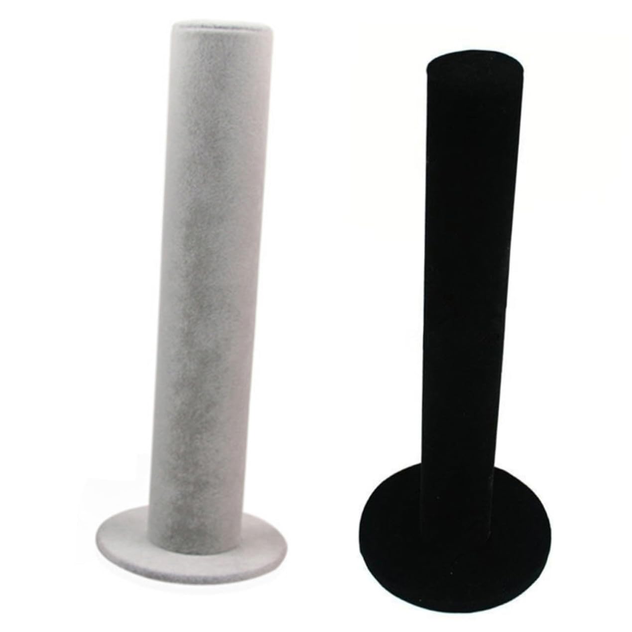UKCOCO 2 piezas Soporte Vertical para Joyas Exhibidor de Brazaletes y Pulseras con Base Estable Organizador Multifuncional para Accesorios y Diademas para Tocador y Mostrador